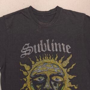 Sublime Band Short Sleeve Crew Neck Graphic T Shirt Mens Size Medium M Gray